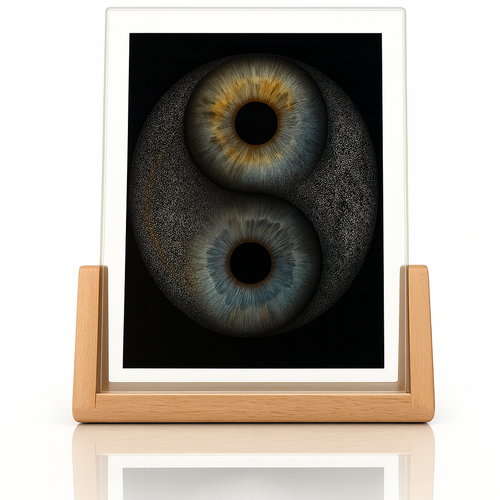 עמדת אקריליק זוגית